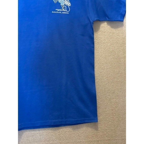 Yazbek Shirt Men's Medium Blue Mazatlan, Mexico - Picture 5 of 12